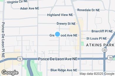 Map image of the property - 802 Frederica St NE