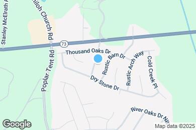 Map image of the property - 1836 Meadow Crossing Dr