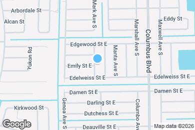 Map image of the property - 1053 Marine Ave S