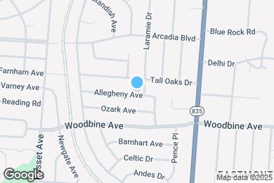 Map image of the property - 4751 Allegheny Ave