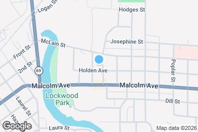 Map image of the property - 500 McLain St