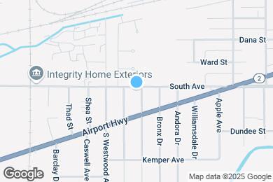 Map image of the property - 2505 South Ave