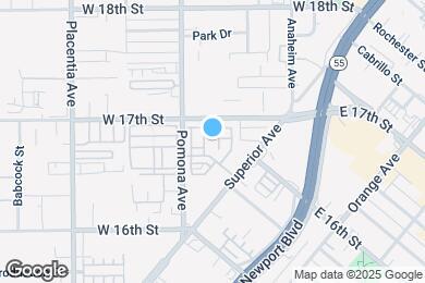 Map image of the property - 1651 Topanga