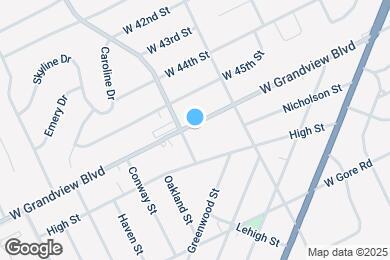 Map image of the property - 1553 W Grandview Blvd