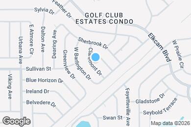 Map image of the property - 2041 Claremont Dr