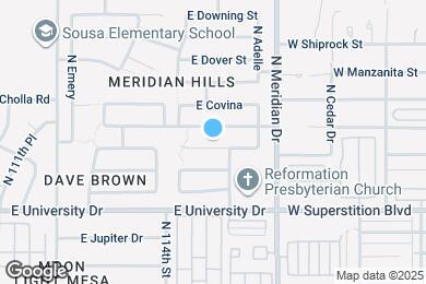 Map image of the property - 11454 E Camino Cir