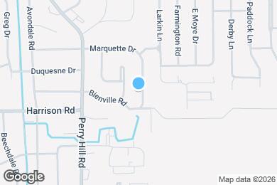 Map image of the property - 750 Marquette Dr