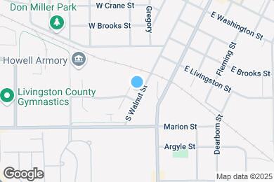 Map image of the property - 734 S Walnut St