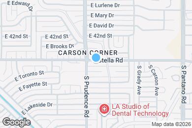 Map image of the property - 7520 E Stella Rd