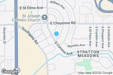 Map image of the property - 622 E Saint Elmo Ave