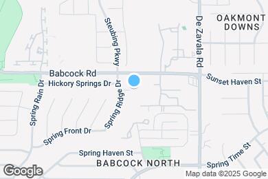 Map image of the property - 6602 Pebble Spring Dr