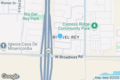 Map image of the property - 6040 W Wood St