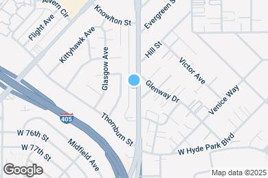 Map image of the property - 7129 S La Cienega Blvd