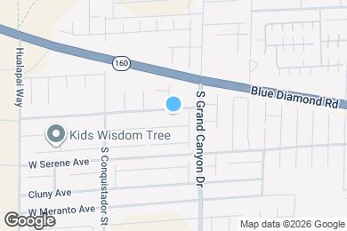 Map image of the property - 9121 S Conquistador St