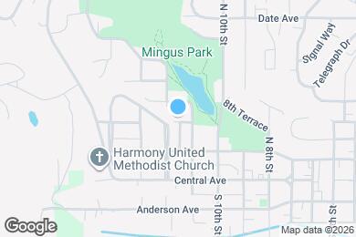 Map image of the property - 1180 Highland Ave