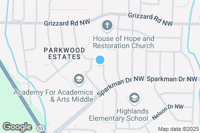 Map image of the property - 2611 Trail Ridge Rd NW