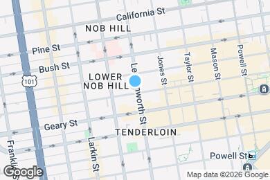 Map image of the property - 711 Leavenworth St
