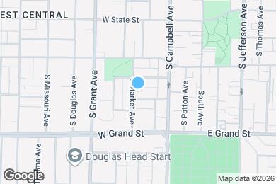 Map image of the property - 449 W Lombard St