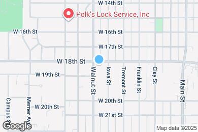 Map image of the property - 616 W 18th St