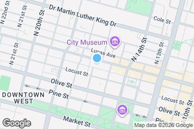 Map image of the property - 1520 Washington Ave