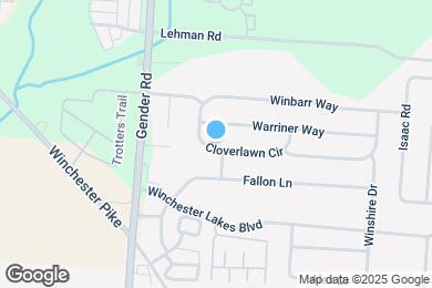 Map image of the property - 6582 Cloverlawn Cir