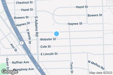 Map image of the property - 1375 Webster St