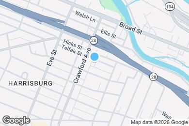 Map image of the property - 1730 Telfair St