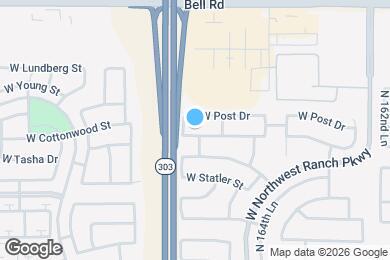 Map image of the property - 16660 W Cottonwood St