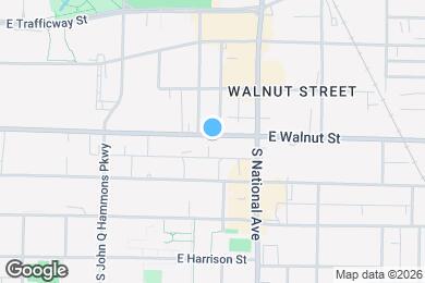 Map image of the property - 1112 E Walnut St