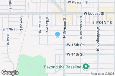 Map image of the property - 1721 W 16th St