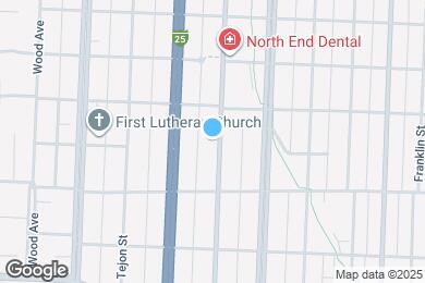 Map image of the property - 1504 N Weber St