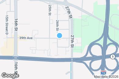 Map image of the property - 3902 26th St