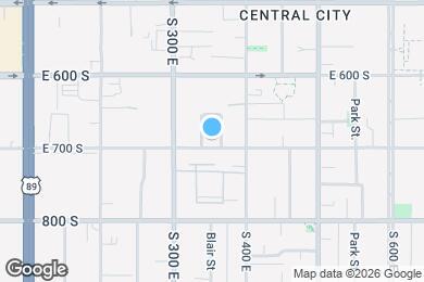 Map image of the property - 343 E 700 S