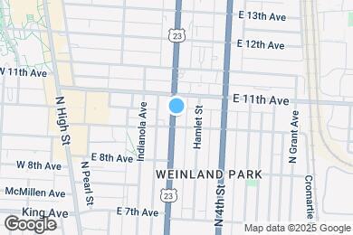 Map image of the property - 1508 Summit St