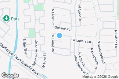 Map image of the property - 42542 W Lucera Ct