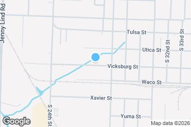 Map image of the property - 2701 Vicksburg St
