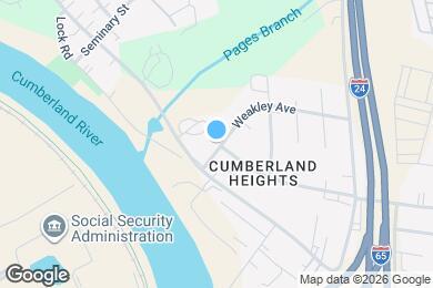 Map image of the property - 519 Weakley Ave