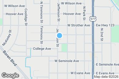Map image of the property - 820 Jefferson St