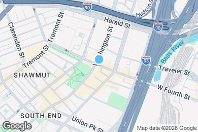 Map image of the property - 105 E Berkeley St