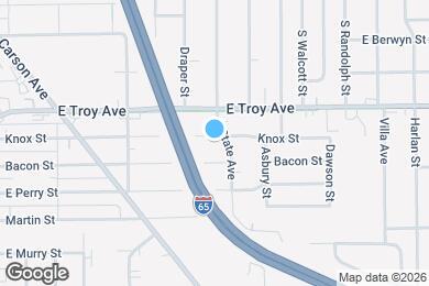 Map image of the property - 1629 Knox St