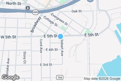 Map image of the property - 127 Hobart Ave