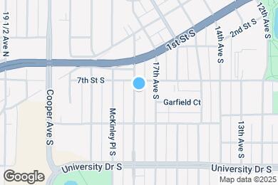 Map image of the property - 712 Washington Memorial Dr