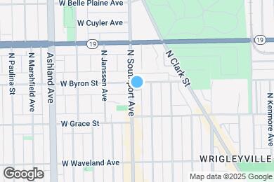 Map image of the property - 3849 N Southport Ave