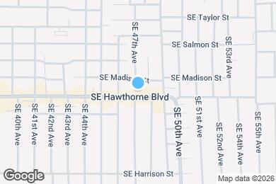 Map image of the property - The Hawthorne PDX