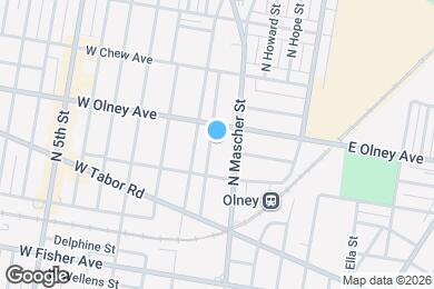 Map image of the property - 5527 N Palethorp St