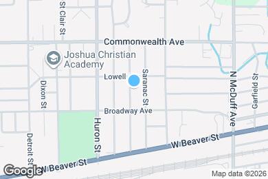Map image of the property - 841 Ontario St