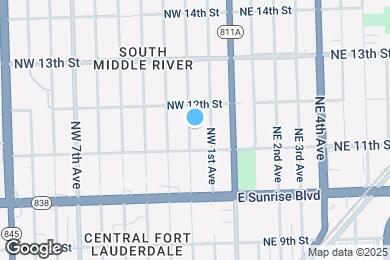 Map image of the property - 1118 NW 2nd Ave