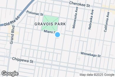 Map image of the property - 3618 S Compton Ave