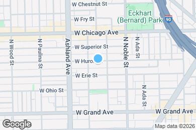 Map image of the property - 1463 W Huron St