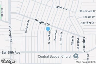 Map image of the property - 5110 S Crockett St